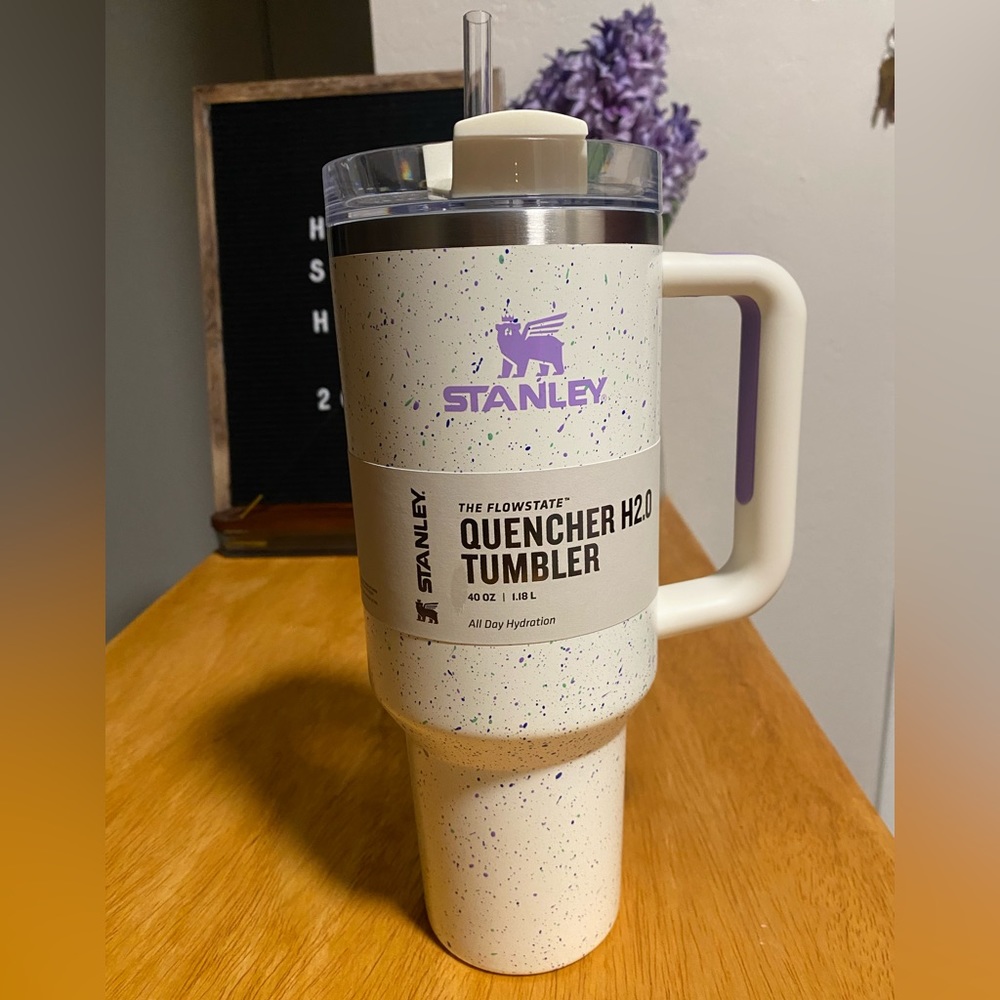 Stanley 1913 Cream Speckle Quencher Tumbler